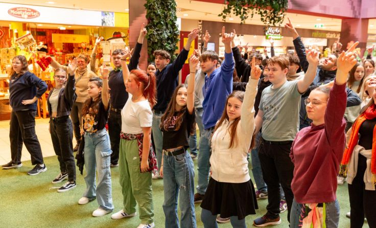 "one billion rising" im City Center Amstetten (Foto: Johanna Meinschad)