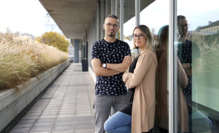 Tariq Al Mousa und Stefanie Schnabel von Praxilla (Foto: Martin Anderl/Die Macher)