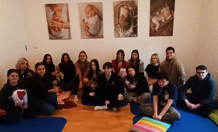 Lehrausgang Schwangerschaft-Geburt-Stillen (Foto: Fachschule für Sozialberufe Gleiß)
