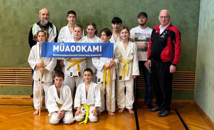 Erfolgreiche WKG Ulmerfeld/Amstetten (Müaookami) (Foto: Judoclub Union Amstetten)
