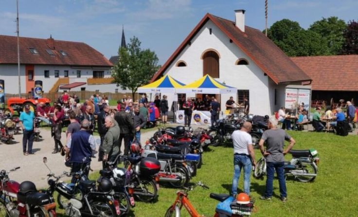 Puch Zweirad Rundfahrt am Pfingstsamstag (Foto: Puchclub Haag)
