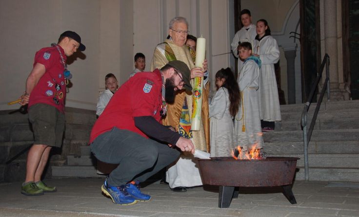 Osternacht in Herz Jesu (Foto: Herbert Haslinger)
