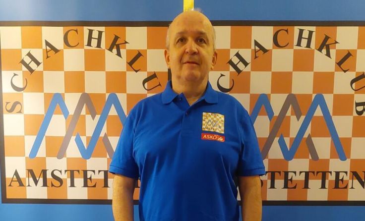 Paul Zapfel siegte in Runde 9. (Foto: Schachklub Amstetten)