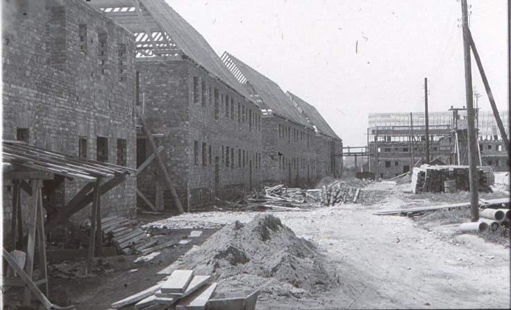 „Volkswohnungsbauten“ auf dem Krautberg 1939 (Foto: Stadtarchiv Amstetten)