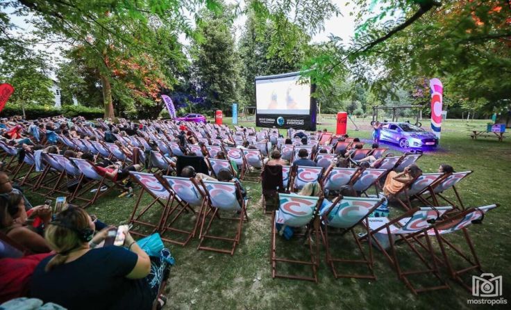 Silent Cinema im Amstettner Edlapark (Foto: Mostropolis)