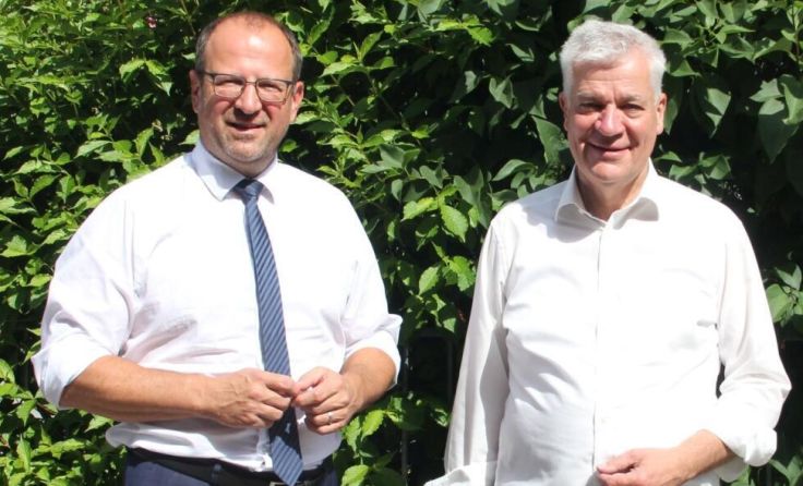 Die ÖVP-Landtagsabgeordneten Bernhard Ebner (l.) und Anton Kasser (Foto: VPAM)