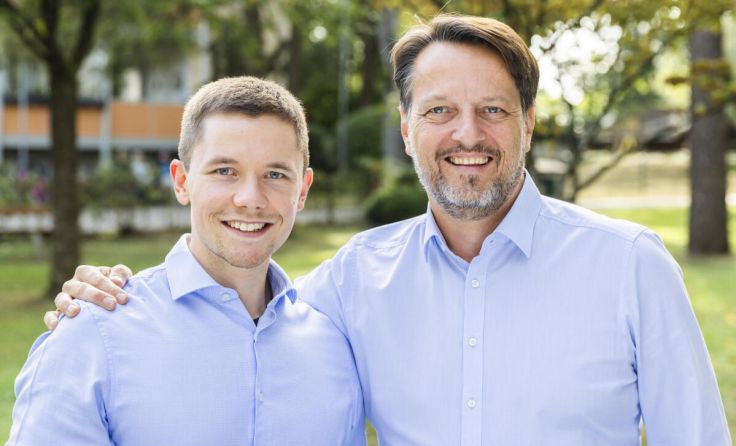 Die SPÖ-Lokalpolitiker Andreas Fröhlich und Gerhard Riegler (v. l.) (Foto: Mathias Swoboda)