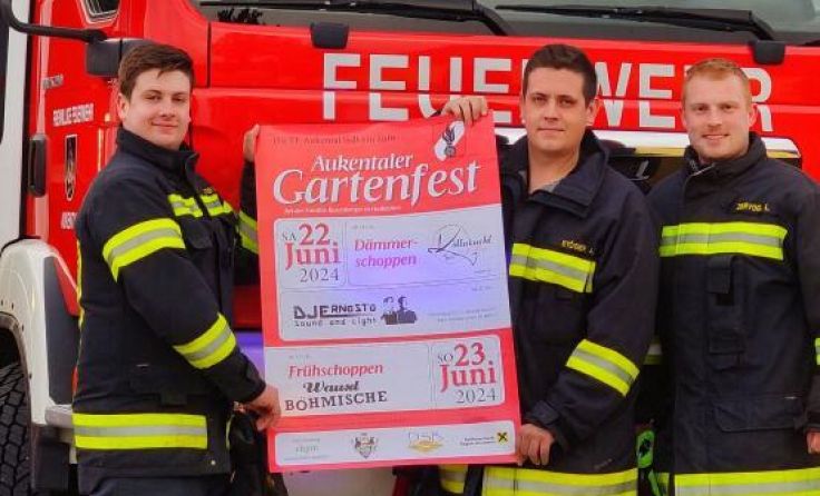 Vorfreude auf das Aukentaler Gartenfest (Foto: FF Aukental)