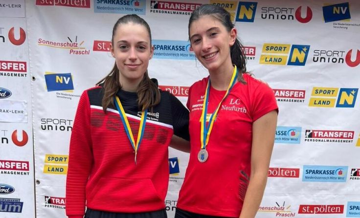 Holten beide Silber: Annika Gugerell und Nicole Prauchner (r.) (Foto: LC Neufurth)