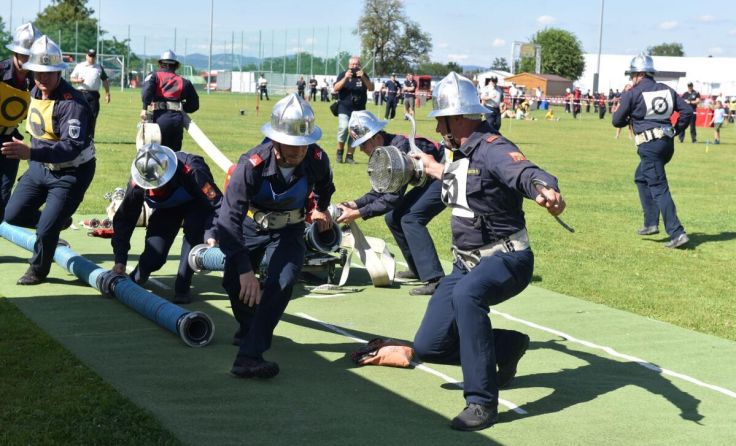 Bezirksfeuerwehrleistungsbewerbe in Strengberg (Foto: Wolfgang Zarl)