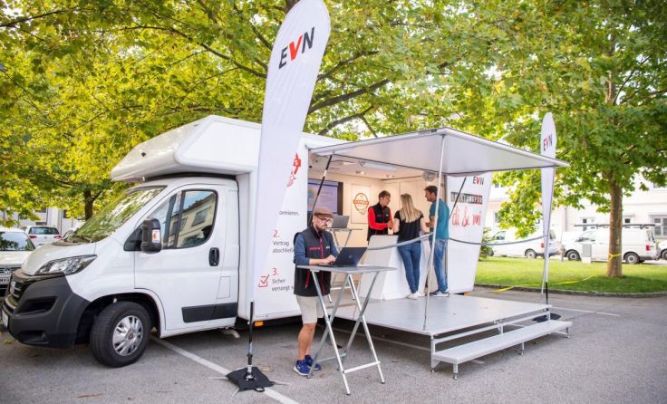 EVN Infobus auf Tour (Foto: EVN / Daniela Matejschek)