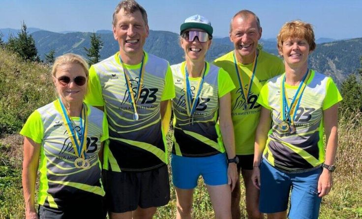 Das erfolgreiche Atus A3-Team bei der NÖ Berglauf-Landesmeisterschaft in Annaberg (Foto: Atus A3)