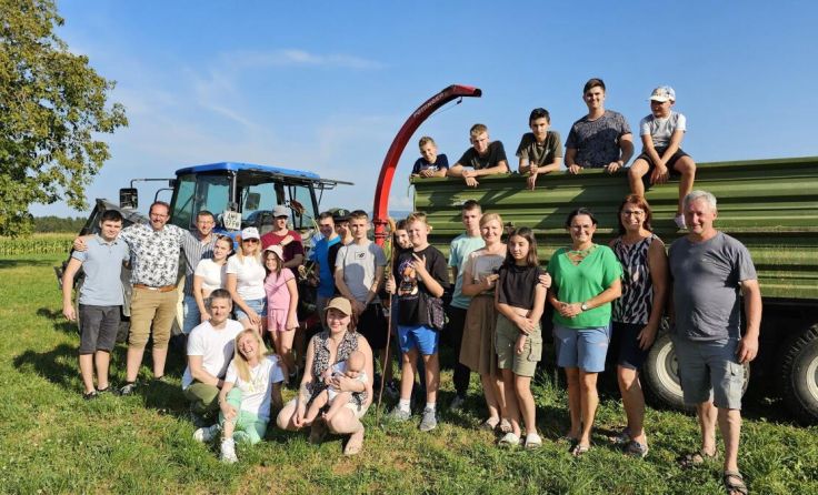 Auf dem Bauernhof der Familie Pfaffeneder (Foto: Privat)