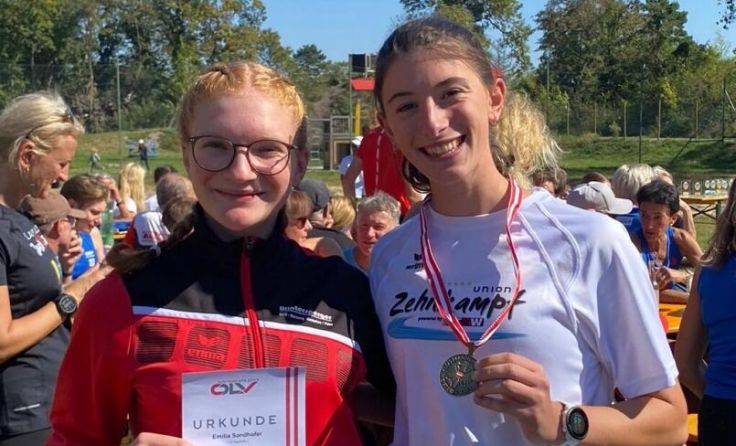 (V. l.) Emila Sandhofer und Nicole Prauchner erfolgreich in Tattendorf (Foto: LC Neufurth)