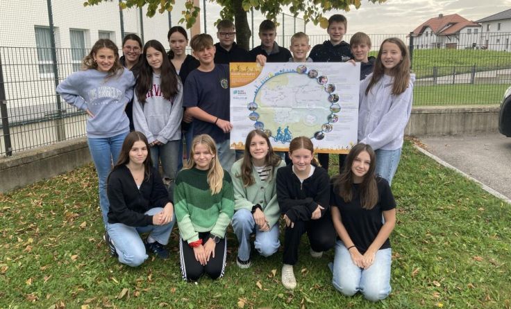 Routensieg für die 4a der MS Neustadtl bei „Klimafit zum Radlhit“. (Foto: MS Neustadtl)