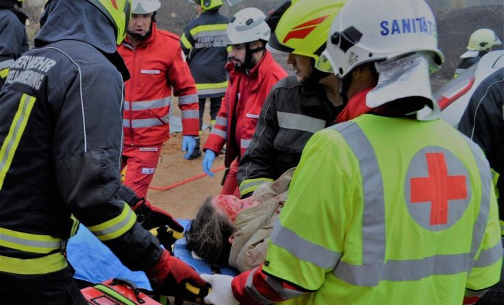 Einsatzübung in Amstetten (Foto: Bfkdo Amstetten)