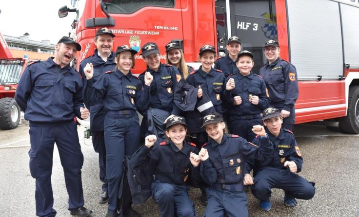 FF-Jugend in Neustadtl/Donau (Foto: Wolfgang Zarl)