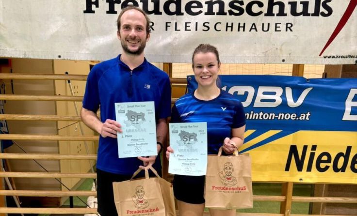 Philipp Fritz mit Denise Sendlhofer (Foto: Union St.Peter/Au)