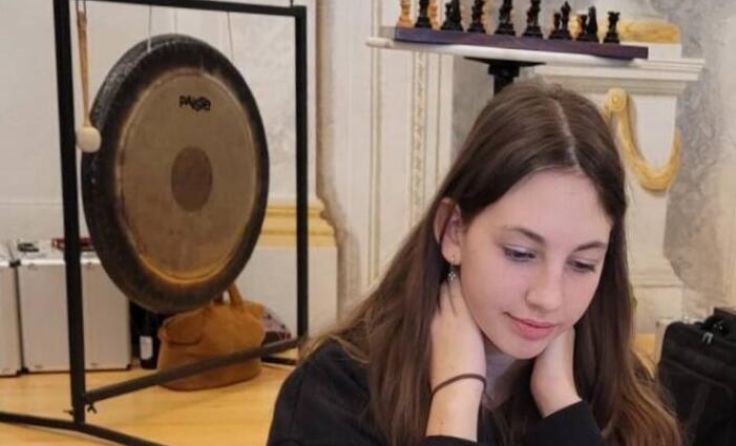 Anna Rainer vom Schachklub Amstetten beim Turnier in Dürnstein (Foto: Schachklub Amstetten)