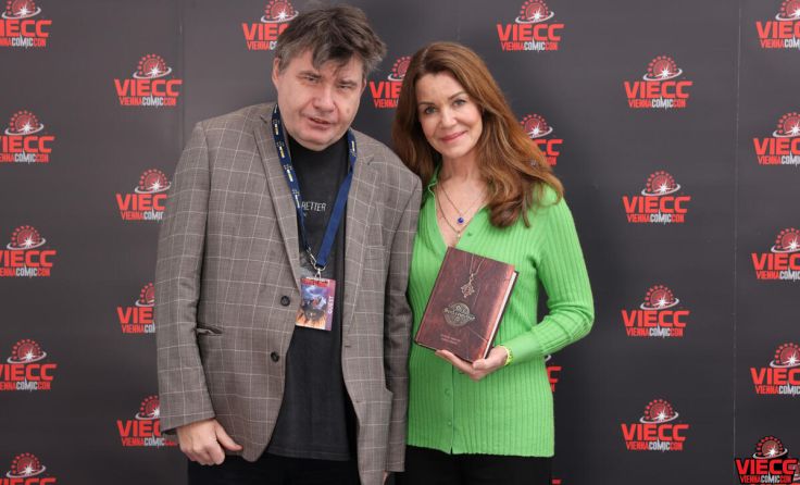 Thomas Schweiger mit Claudia Christian (Foto: VIECC 2024)