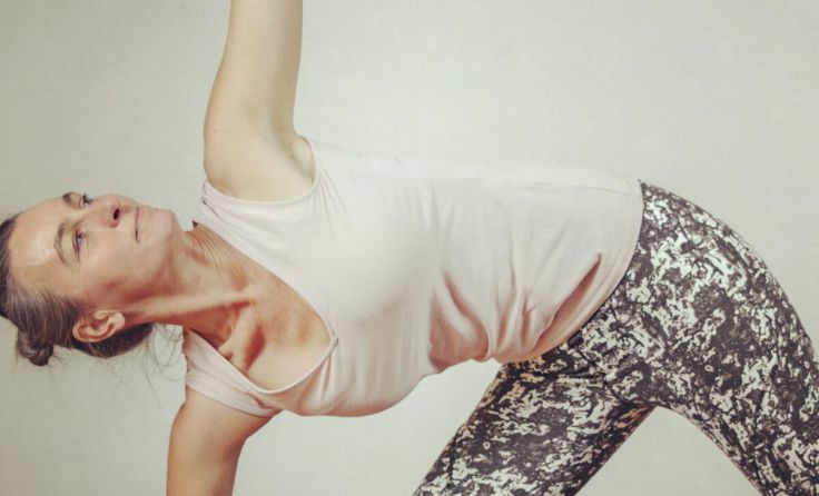 Yogalehrerin Mirjam Langer (Foto: Sascha Franz)