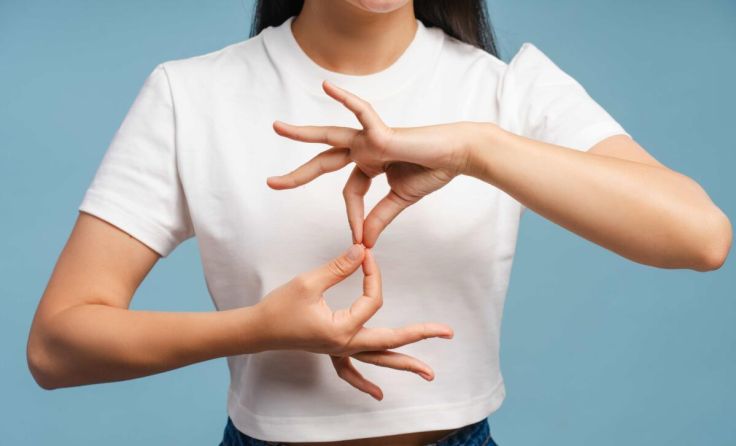 Workshop zu Gehörlosigkeit und Gebärdensprache (Foto: Maria Vitkovska/stock.adobe.com)