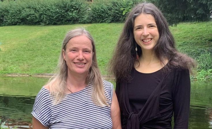 Die beiden Haagerinnen Judith Haunold und Jasmin Gerstmayr (v. l.) (Foto: Gerstmayr)
