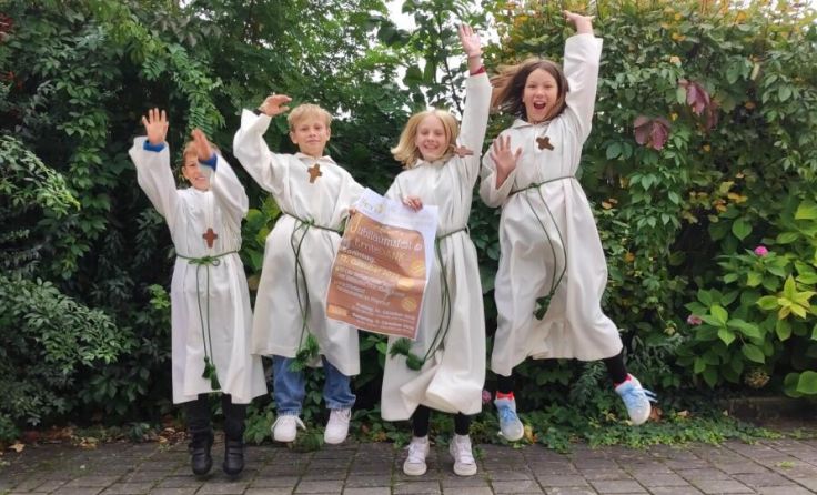 Auch die Ministranten freuen sich schon auf die Feierlichkeiten. (Foto: Pfarre Viehdorf)