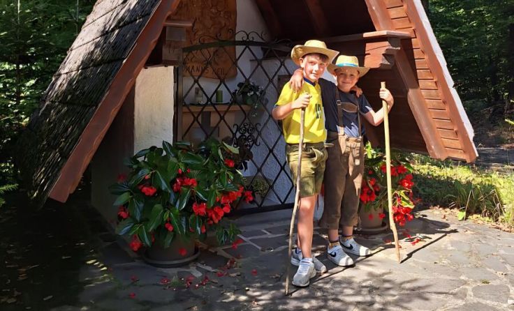 Nicolas und Jakob freuen sich schon auf den Familien-Erlebniswandertag (Foto: Hans Freudenberger)