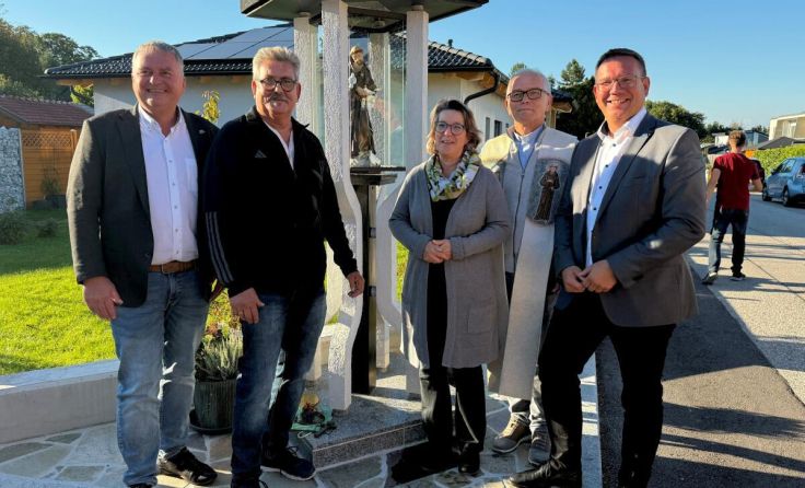 Marterlweihe „Franz von Assisi“ in Ulmerfeld (Foto: Stadt Amstetten)