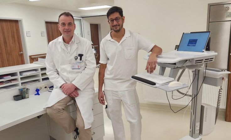 Primar Armin Gerger und Primar Oliver Sarkar (Foto: Landesklinikum Amstetten)