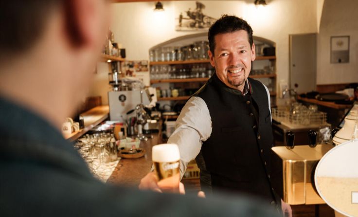 Gastronom Stephan Sams vom Gasthaus zum Schwarzen Grafen in Micheldorf (Foto: Thomas Brunner)