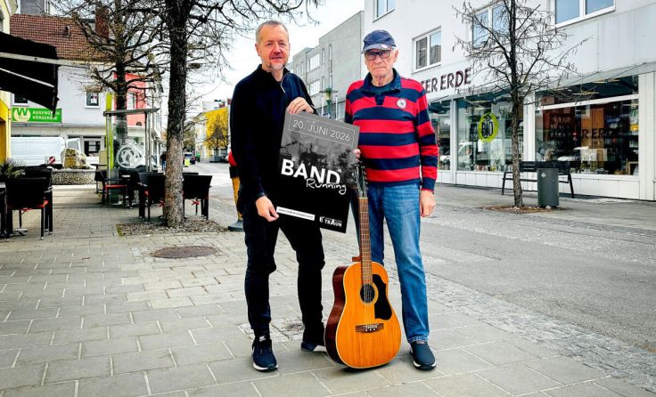 Andreas Protil (l.) und Helmut Kreischer (Foto: Stadtmarketing Traun)