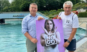 Ansfelden unterstützt „No Go“-Kampagne im Erlebnisfreibad