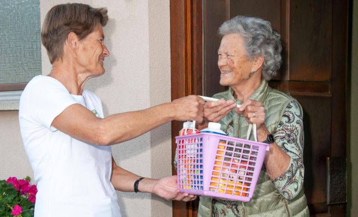 Unterstützung bei Einkäufen (Foto: Zeitpolster)