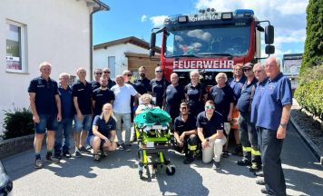 Rollende Engel erfüllen letzten Herzenswunsch eines Perger Feuerwehrkameraden