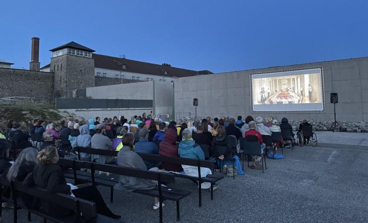 Filmabend bei der Gedenkstätte Mauthausen (Foto: Mauthausen Memorial / Julius Sevcik)