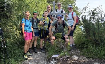 Alpenverein Neugablonz-Enns erklomm den Schneiderberg
