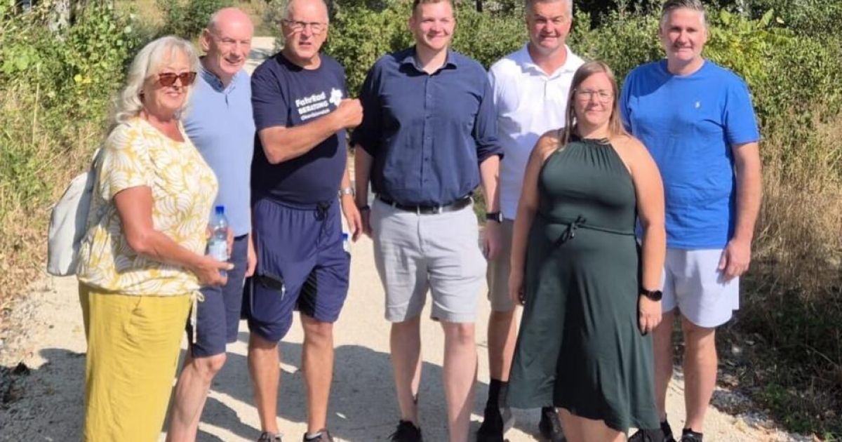 New cycle path connection in Pucking officially opened