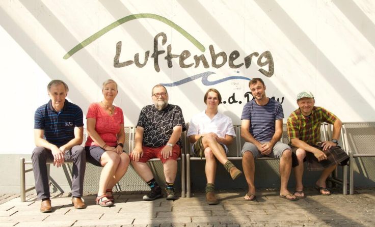 Luftenberger Gemeindegruppe bei der Gemeinderatswahl 2021 (Foto: Grüne Luftenberg)