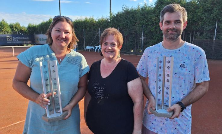 Vereinsmeister wurden Bettina Froschauer und Bernhard Thürridl. (Foto: UTC Mitterkirchen)