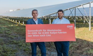 ÖBB nehmen größte Bahnstrom-Photovoltaikanlage in Enns in Betrieb