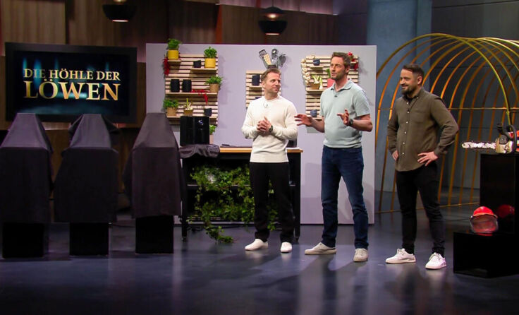 Ronny Schreiber, Dieter Könnes und Alexander Wulf (v.li.) , Gründer von Fryzza (Foto: RTL)