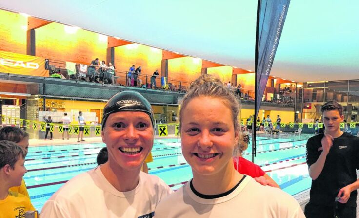 Zusammen 20 Titel holten Jördis Steinegger (l.) und Lisa Zaiser. Foto: Marco Wolf