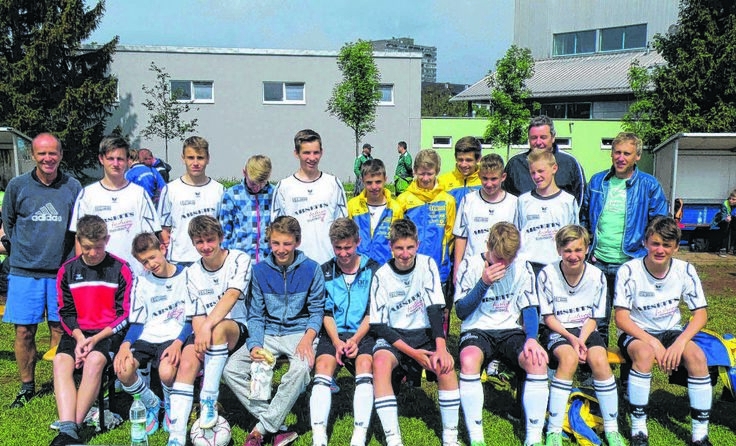 Gute Figur machten die Mühlviertler Nachwuchskicker beim Bayern Cup in Augsburg. Foto: SV