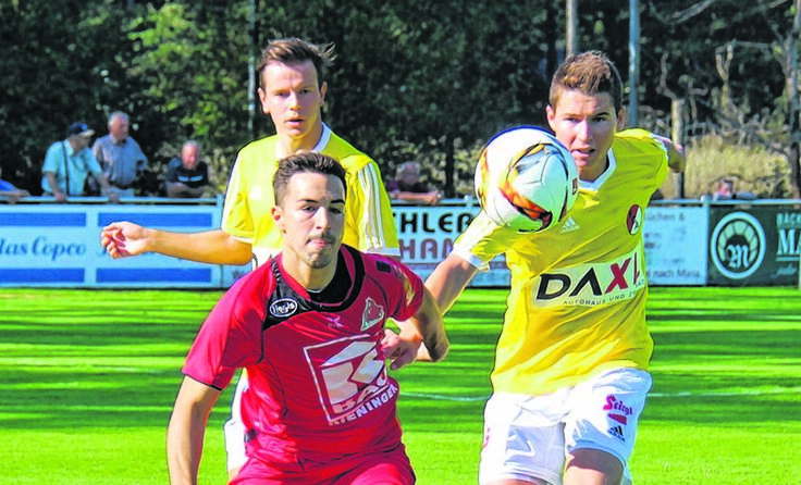 Andorf (r.) ging beim 2:2 in Bad Goisern zwei Mal in Führung. Foto: Hörmandinger