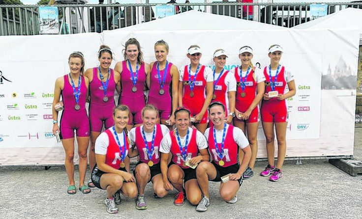 Österreichs EM-Bronzemedaillengewinnerinnen (r. hi.) Foto: RV