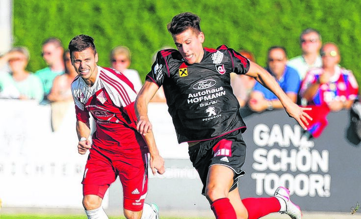 Rene Wirth (r.) schoss SU Gurten zum 1:0-Erfolg über Allerheiligen. Foto: Furtner