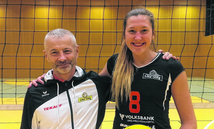 Eingewöhnungszeit gönnt Jirka Siller Neuzugang Savannah Blinn. Foto: Askö