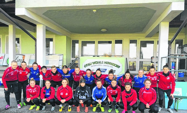 Alle 23 Kaderspielerinnen machten sich auf den Weg nach Henndorf. Foto: SU